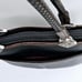 BRIGHTON Classic Leonor Chocolate/Black Leather/Croc. Shoulder bag Purse