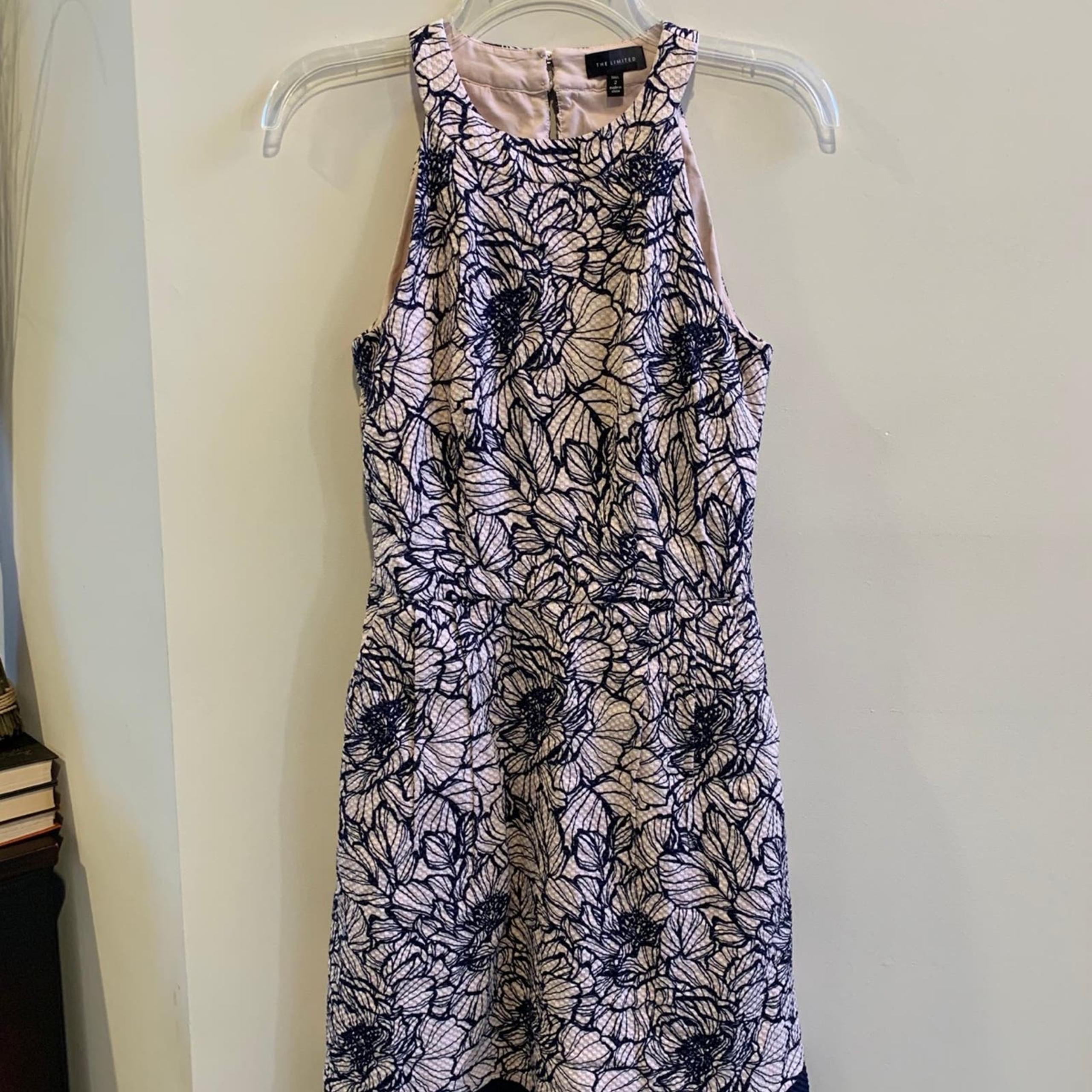 The Limited Waffle Knit Cotton Pink Sleeveless Midi Dress Woman’s Size 2 Tall