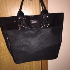 Black Versace Over Night Bag
