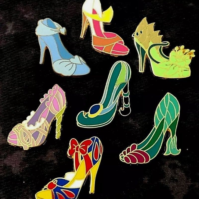 Disney Princess Shoes Pin Set