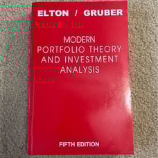 Modern Portfolio Theory and Investment A