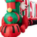 16ft Santa Merry Christmas Train Christmas Inflatable by Gemmy