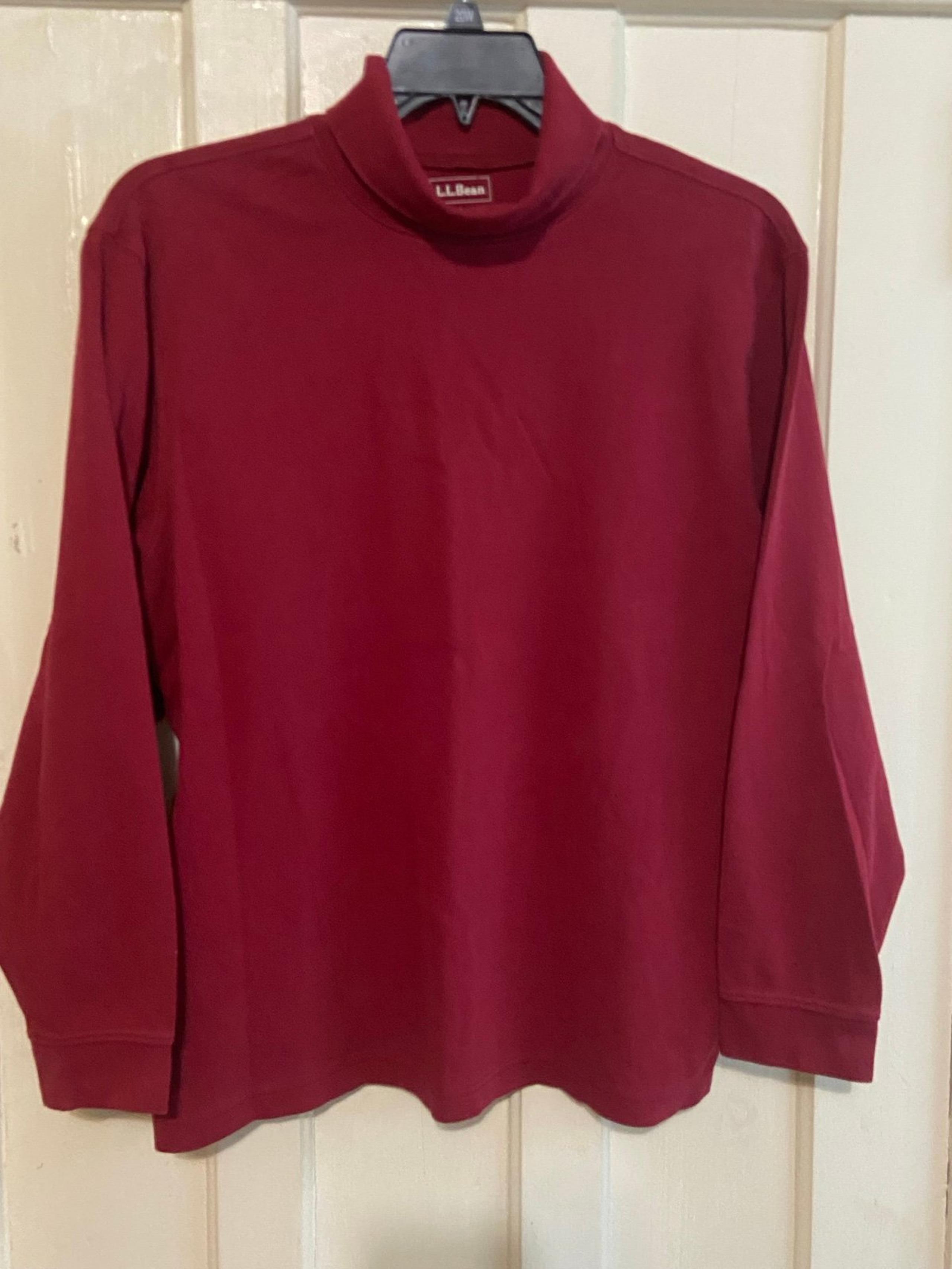 L.L.Bean women’s turtleneck shirt Large