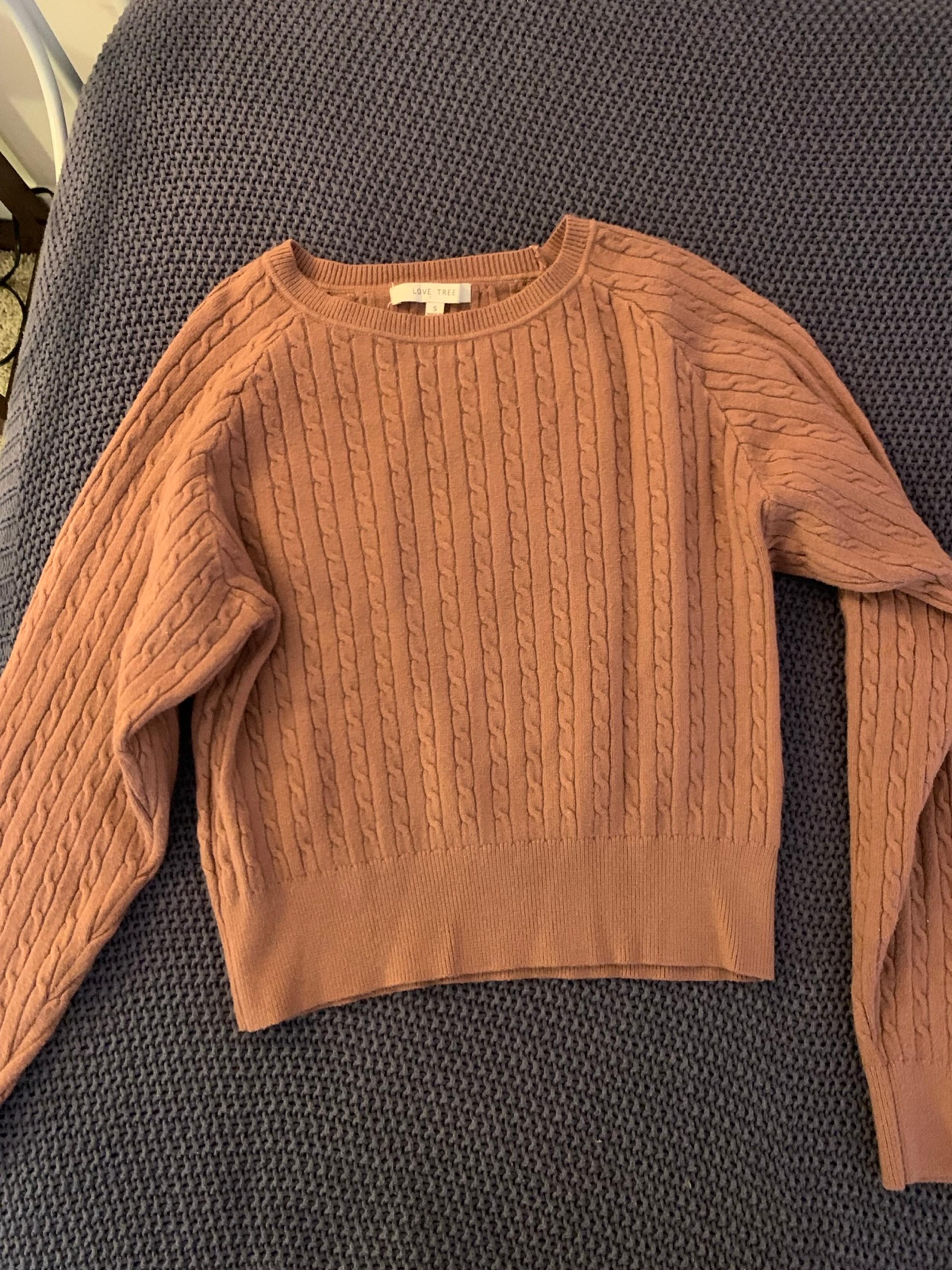 mauve purple sweater - Love Tree