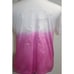 Off White Wavy X Pink Ombre T Shirt Authentic WORN 2X Original Tag Italy Women M