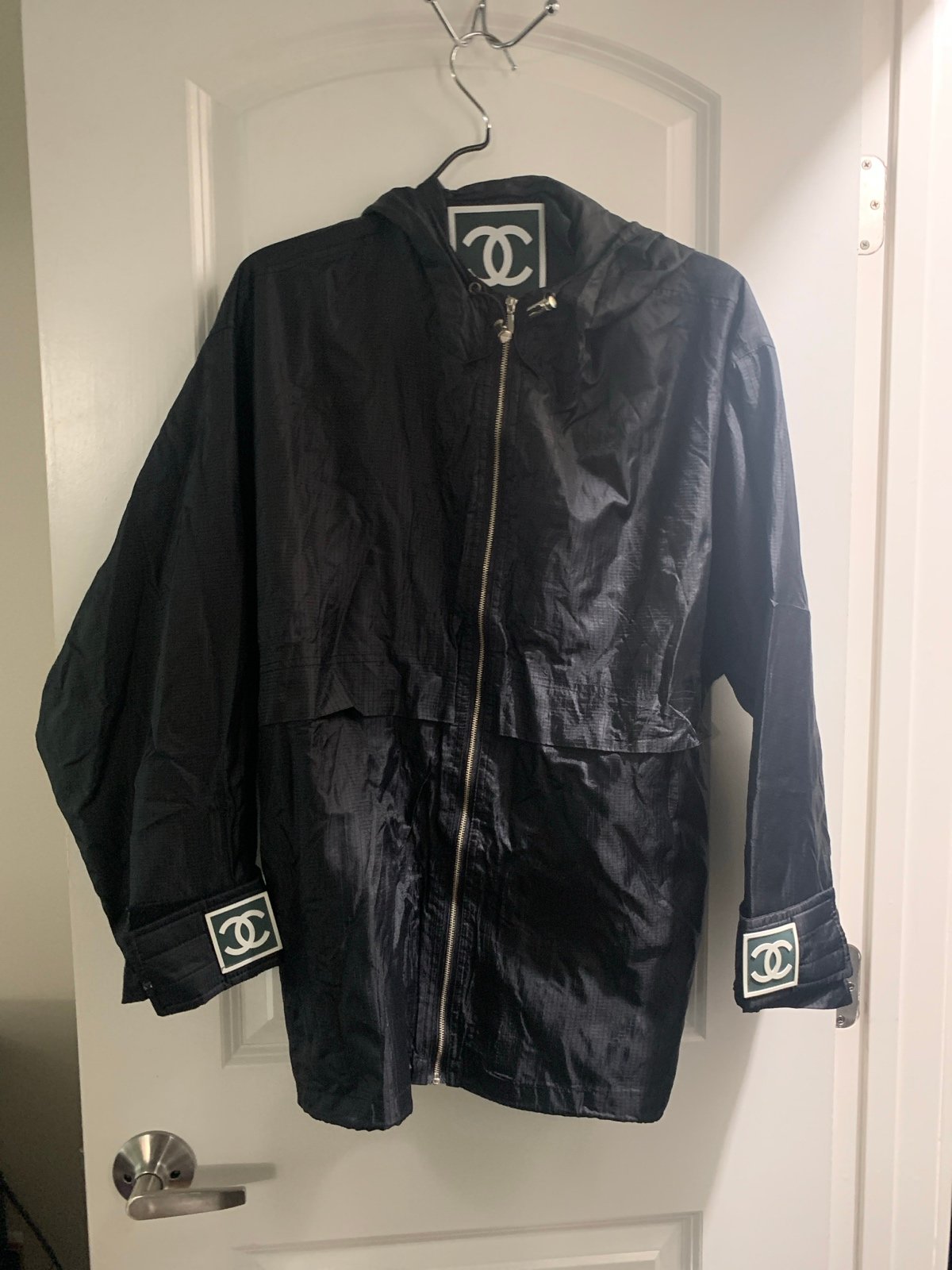 CHANEL sports windbreaker/rain coat
