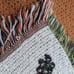 Rare Mickey Minnie Pluto Give Thanks Thanksgiving Woven Throw 68 x 48