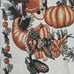 Rare Mickey Minnie Pluto Give Thanks Thanksgiving Woven Throw 68 x 48