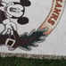 Rare Mickey Minnie Pluto Give Thanks Thanksgiving Woven Throw 68 x 48