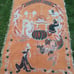 Rare Mickey Minnie Pluto Give Thanks Thanksgiving Woven Throw 68 x 48
