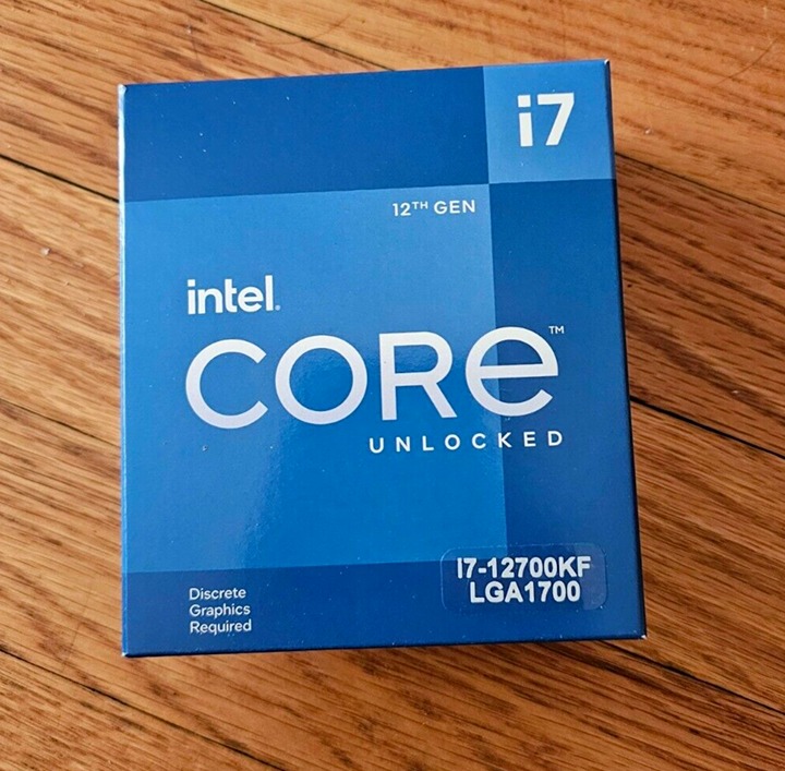Intel Core i7-12700KF Processor (3.6 GHz, 12 Cores, FC LGA1700) CPU