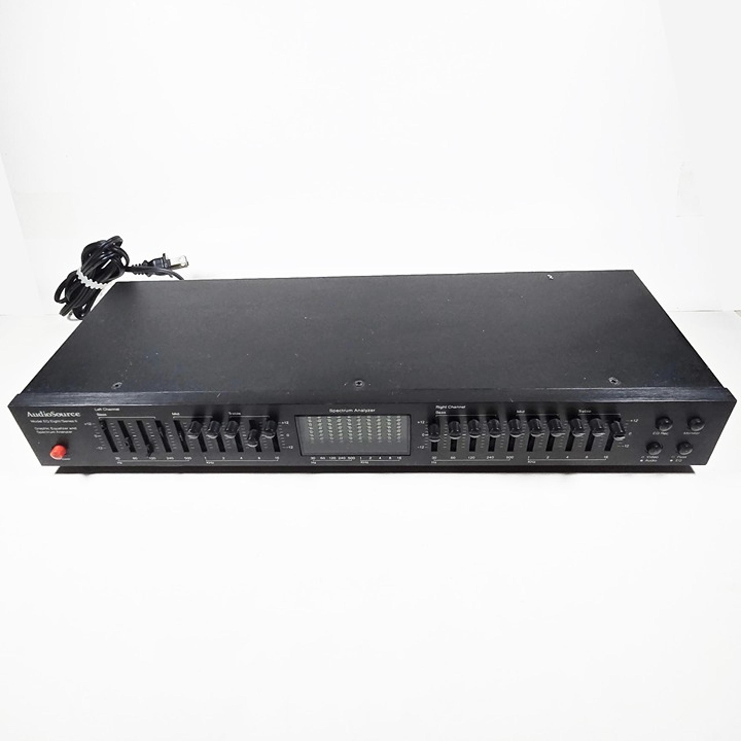 Audiosource EQ Eight Series II 10 Band Equalizer Spectrum Analyzer EQ8 w/ Manual