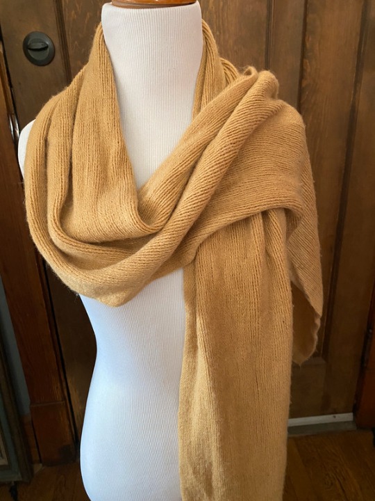 Knit Scarf beige/tan/camel long knit scarf