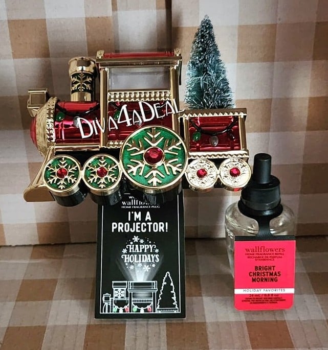 Bath & Body Works TRAIN PROJECTOR Wallflower Plug-In & Wallflower Refill