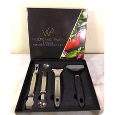 Wolfgang Puck 4 Piece gadget Set for Fruits and Vegetables Black