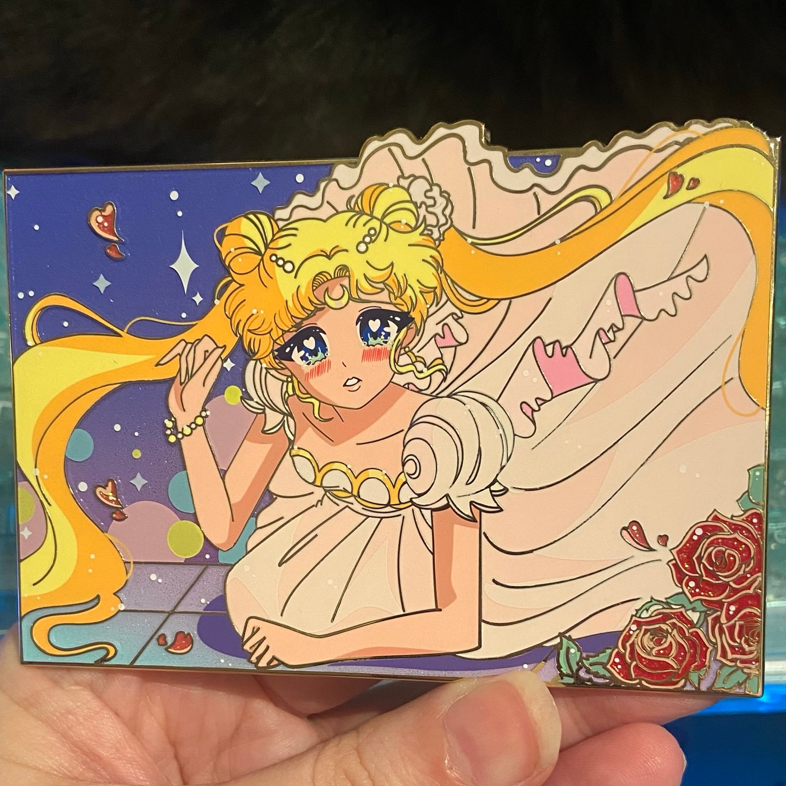 Moonie Fan Collections Sailor Moon Princess Serenity Enamel Pin