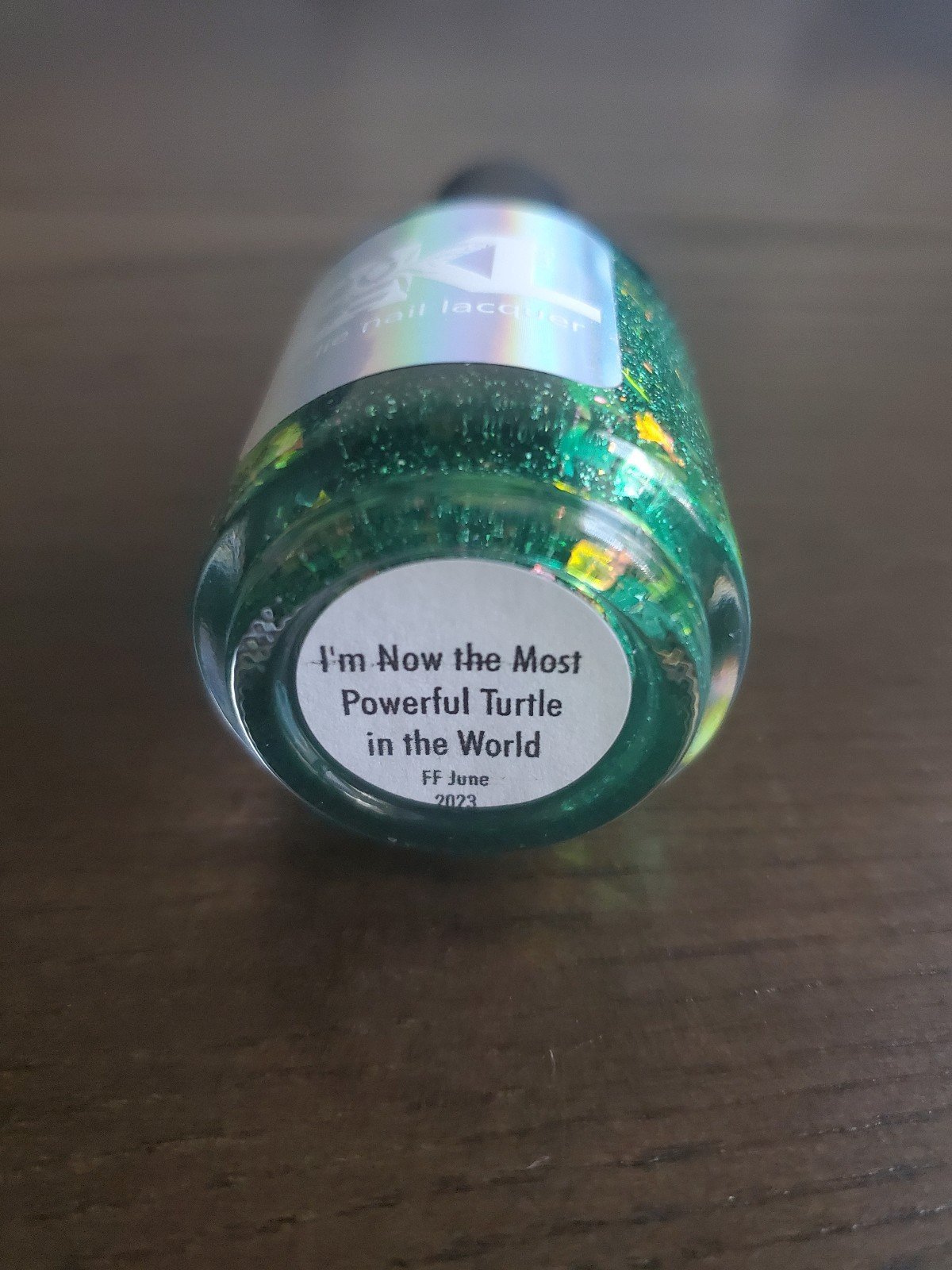 BKL Bee's Knees Lacquer Nail - I'm now the most powerful turtle in the world