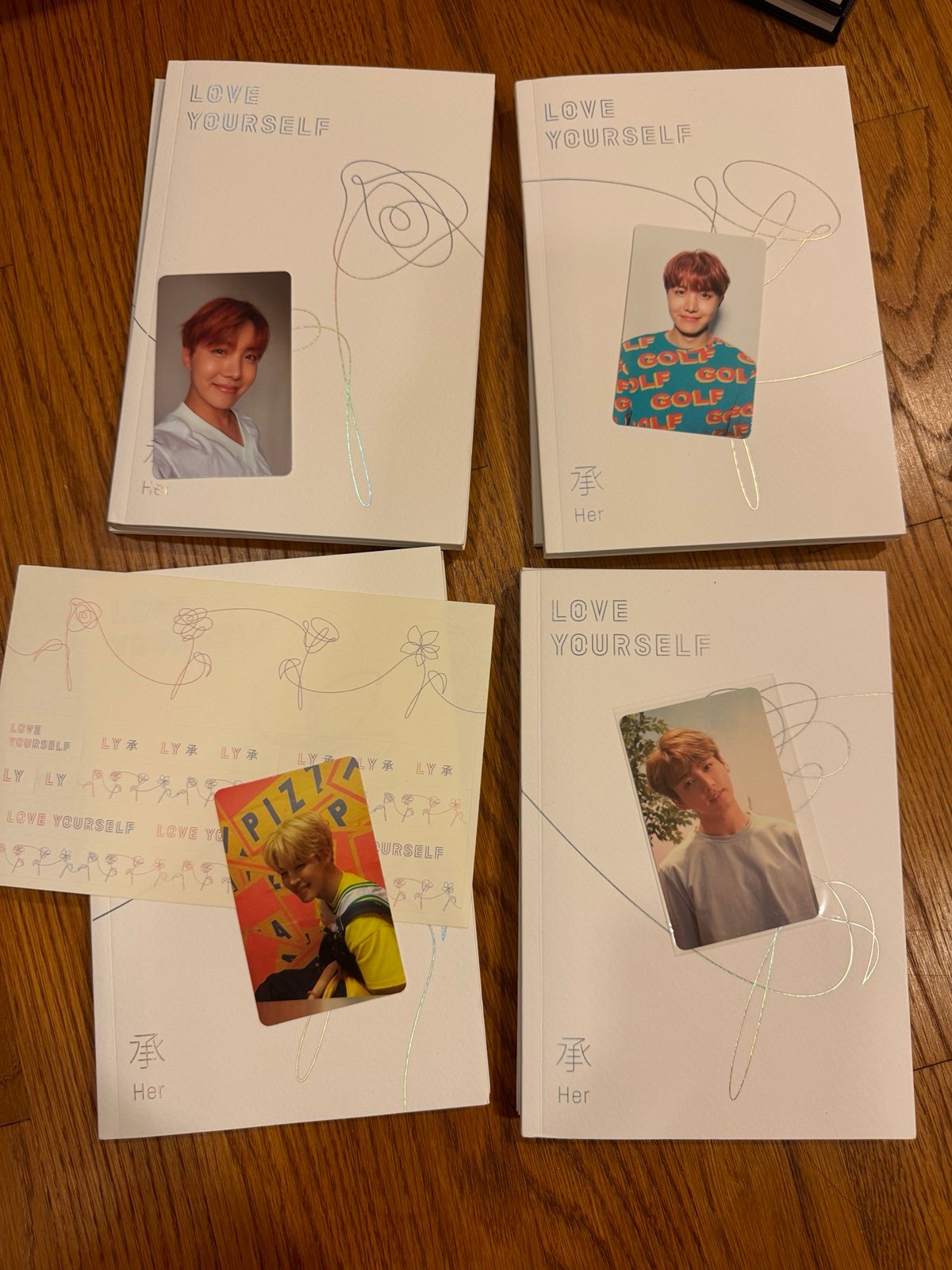 BTS love yourself her album set