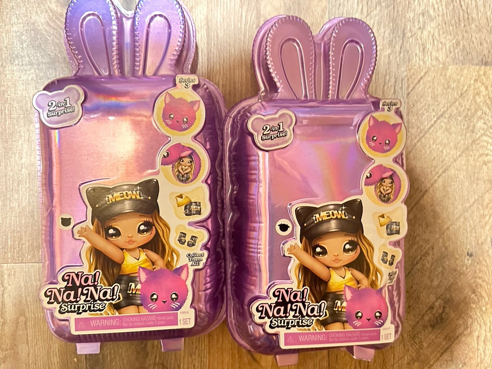 Na Na Na Surprise Series 3 Sasha Scratch + Annabelle Mooshe X2