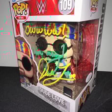 Dude Love Signed WWE Funko Pop