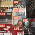 Bundle of vintage life magazines