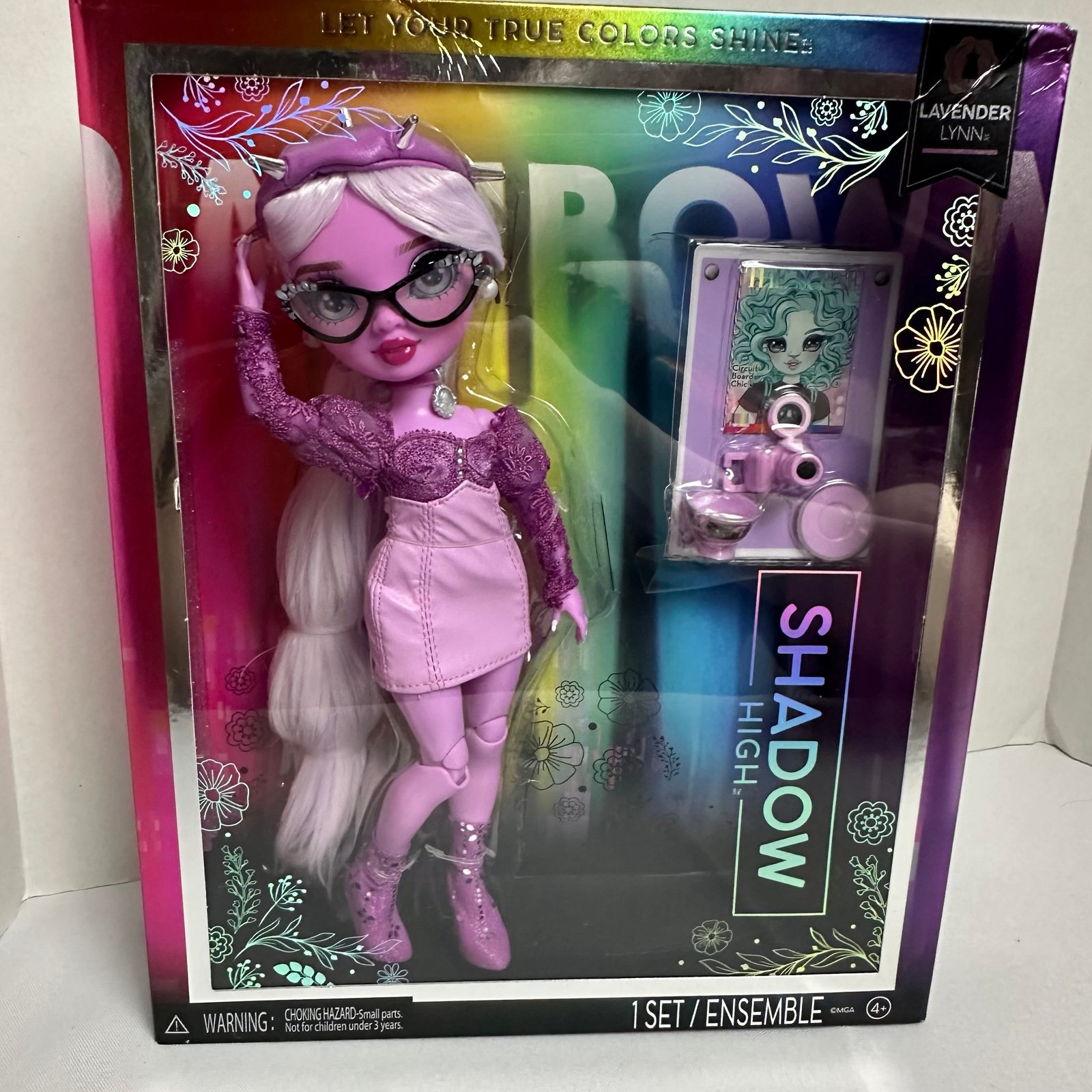 Rainbow High Shadow High Lavender - Purple Fashion Doll READ