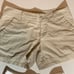 2 Pair Columbia Sportswear Women 8 Chino Soft Cotton Casual Shorts Khaki & White