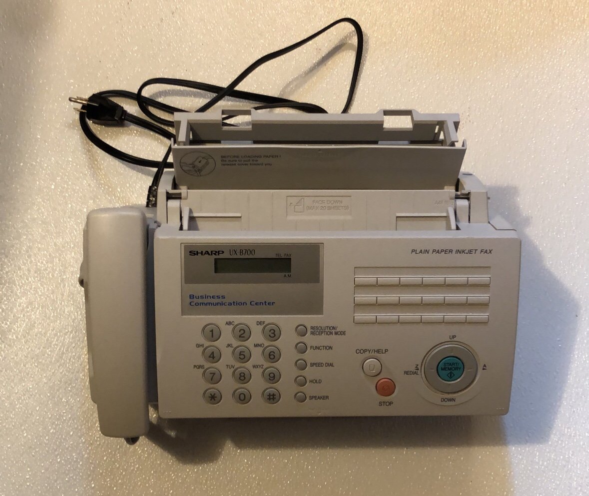 Sharp UX-B700 Large-Capacity Business Inkjet Fax Machine