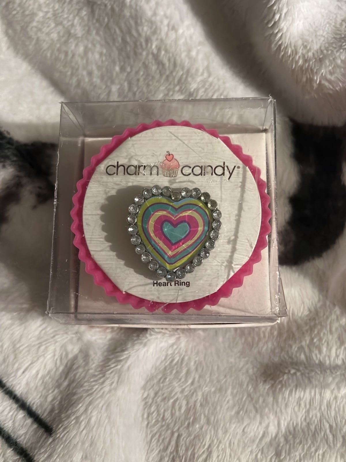 GAP KIDS CHARM CANDY HEART RING NIB