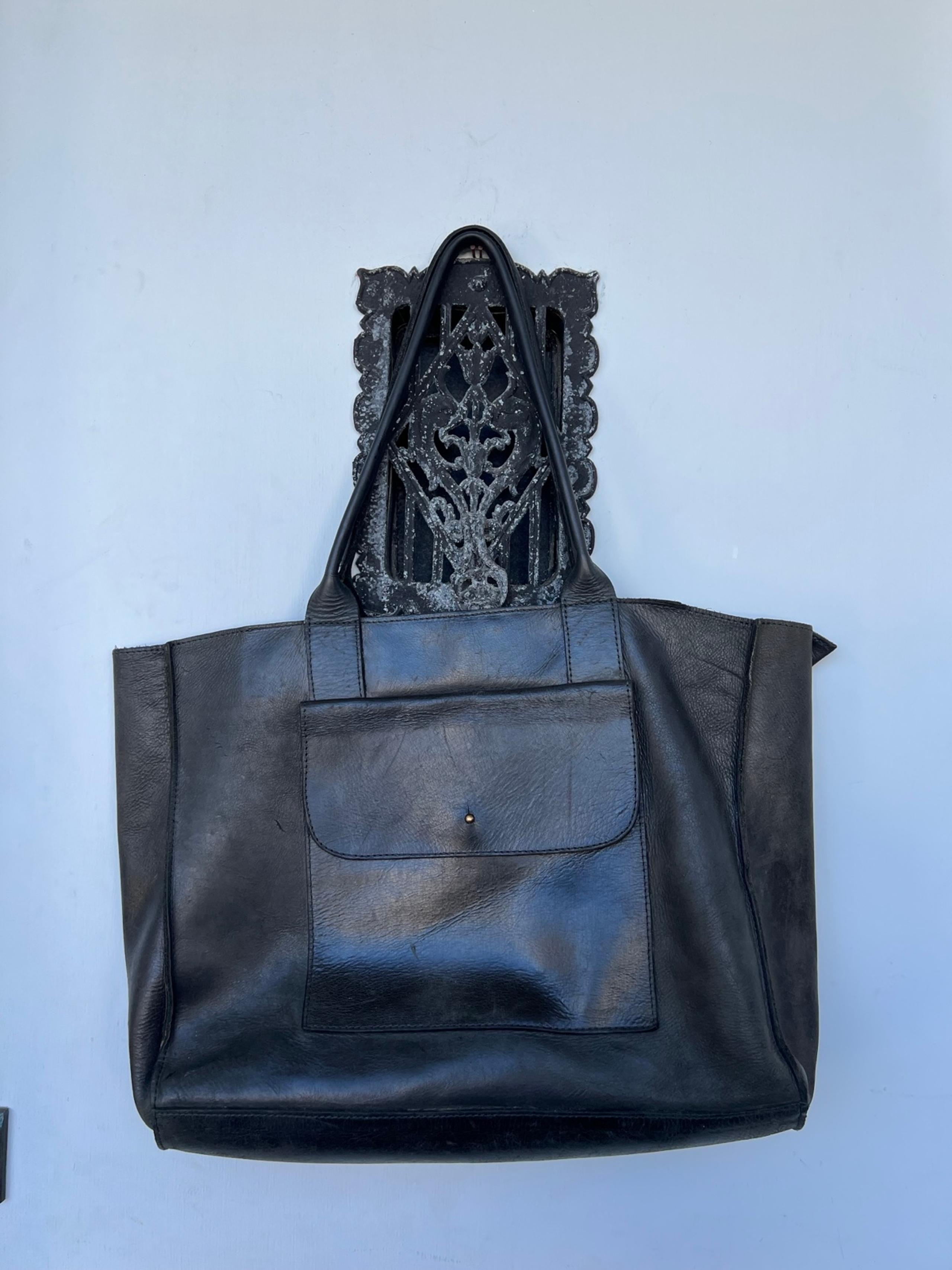 Able Mare Large Leather Tote