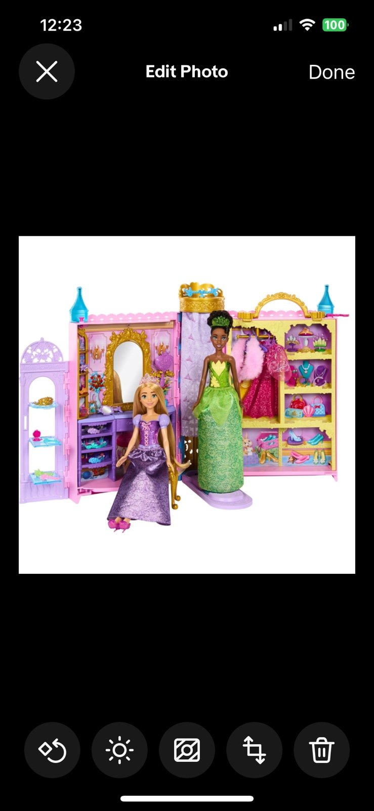 Mattel Disney Princess Closet Playset 25 Accessories Ready for the Ball playset,