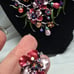 Flower and Vine Metal Vintage Jewelry Set