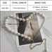 Brand New Stylish & Beautiful Faux Pearl Chain Waist Belt