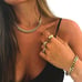 20 Womens Cuban Chain Necklace Miami Style Ladies Chains Link 18K Gold NEW 18 K