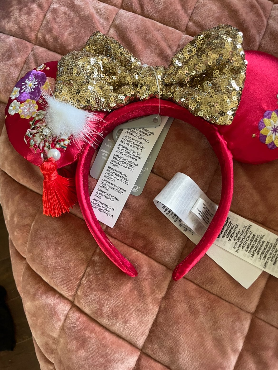 Minnie Mouse Ear Headband for Adults – Lunar New Year 2022