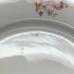 Bohemian Czechoslovakia Salad Plates Floral White Pink Gold Trim Lot of 7