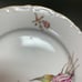 Bohemian Czechoslovakia Salad Plates Floral White Pink Gold Trim Lot of 7