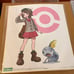 Pokémon Yuuri & Messon Shikishi Art Kotobukiya ARTFX J
