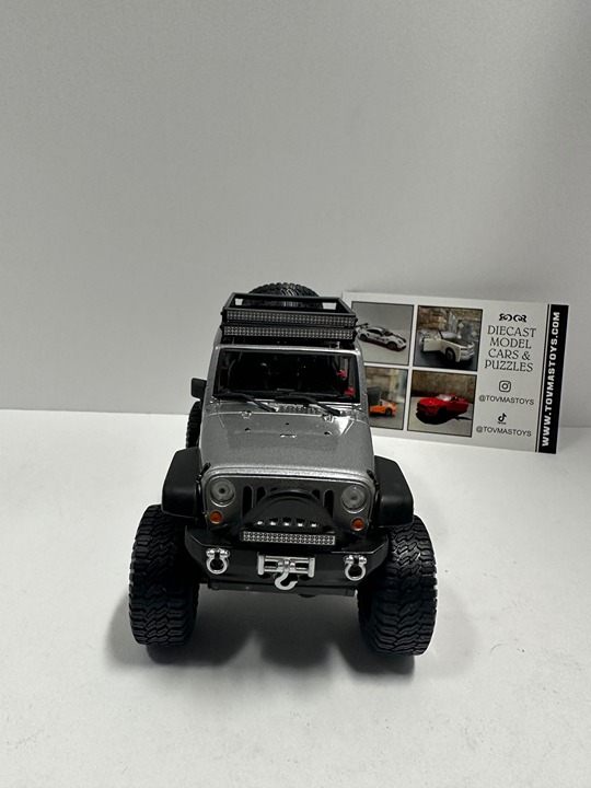 2015 Jeep Wrangler Unlimited Gray Metallic Off Road Kings 1/24 Diecast
