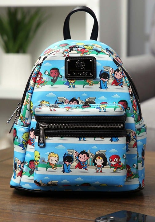 Loungefly DC Comics Superheroes Mini Backpack NWT free shipping
