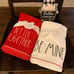 Rae Dunn TOGETHER/BE MINE Bath Towel set