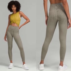 Lululemon Wunder Train High-Rise Tight 25 Thread Dye Rover Black! NWT