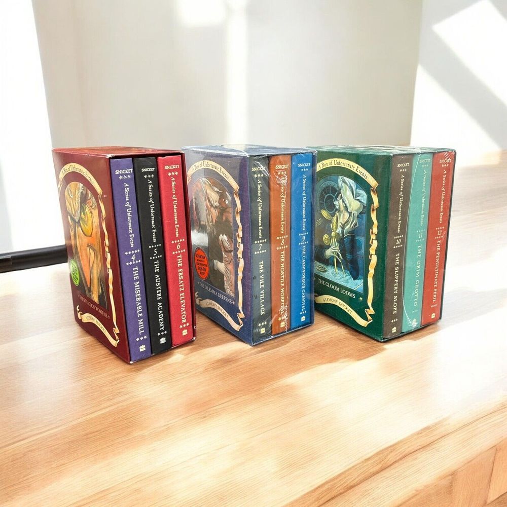 Lemony Snicket Book Collection A Series of Unfortunate Events Books 4 - 12 NEW
