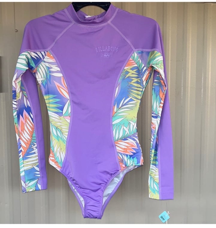 Billabong Core Mock Neck Bodysuit, SMALL