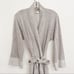 N Natori Robe Nirvana Plush Terry Gray Beige Medium