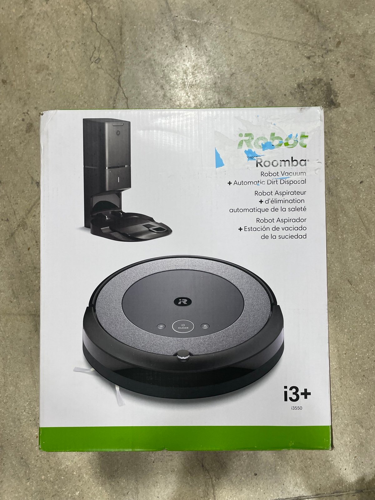 iRobot Roomba i3+ Wi-Fi Connected Self- Emptying Robot Vacuum