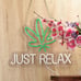 Neon Sign Just Relax LED Neon Lights Signs for Wall Decor,Bedroom,