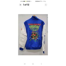 NWT XL Mens Teenage Mutant Ninja Turtles Mutant Mayhem Varsity Letterman Jacket