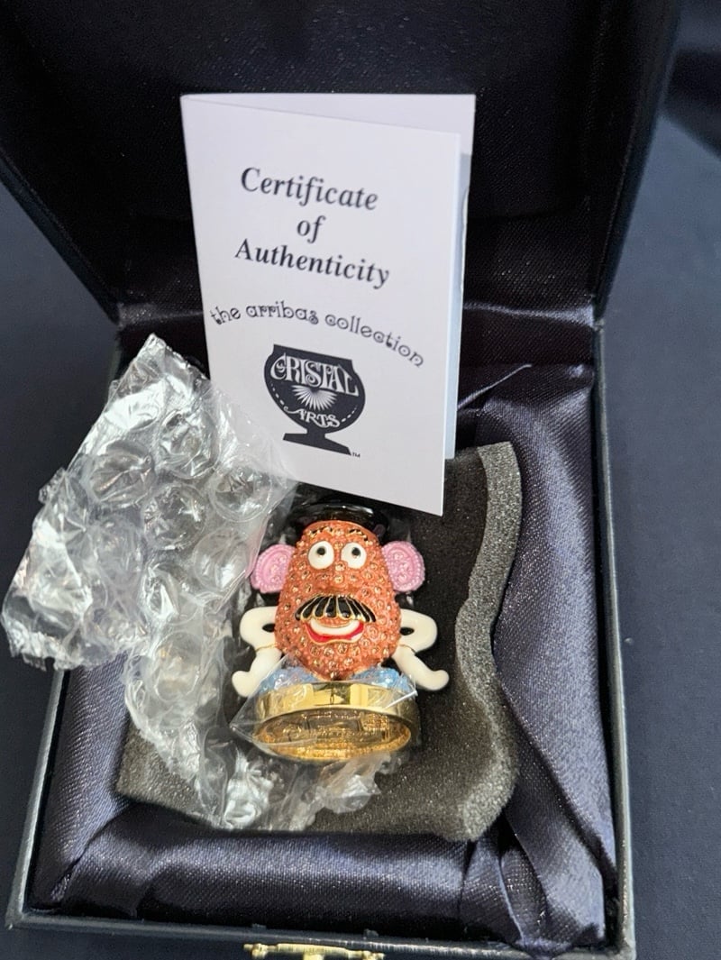 Disney Mr. Potato Head Jeweled Figurine By Arribas Brothers - Toy Story
