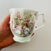 VINTAGE Royal Doulton Brambly Hedge Summer Beaker Mug 1980s Illustrated Tea Cup
